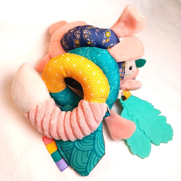 Infantino Go GaGa Spiral Car Seat Activity Toy pink Fox Car Seat - Picture 6 of 8